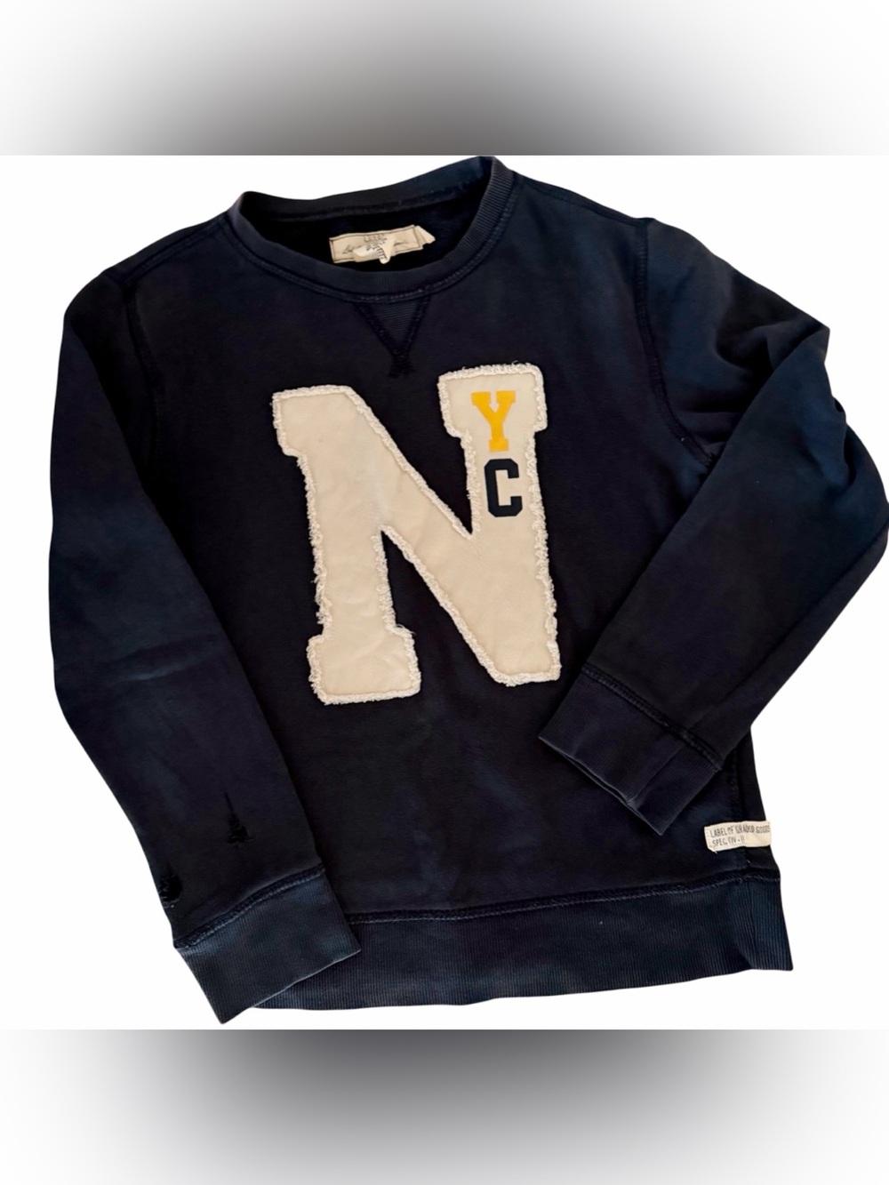 L.O.G.G. Label of Graded Goods H&M NYC Graphic Sweatshirt Cotton Kids Boys 6-8